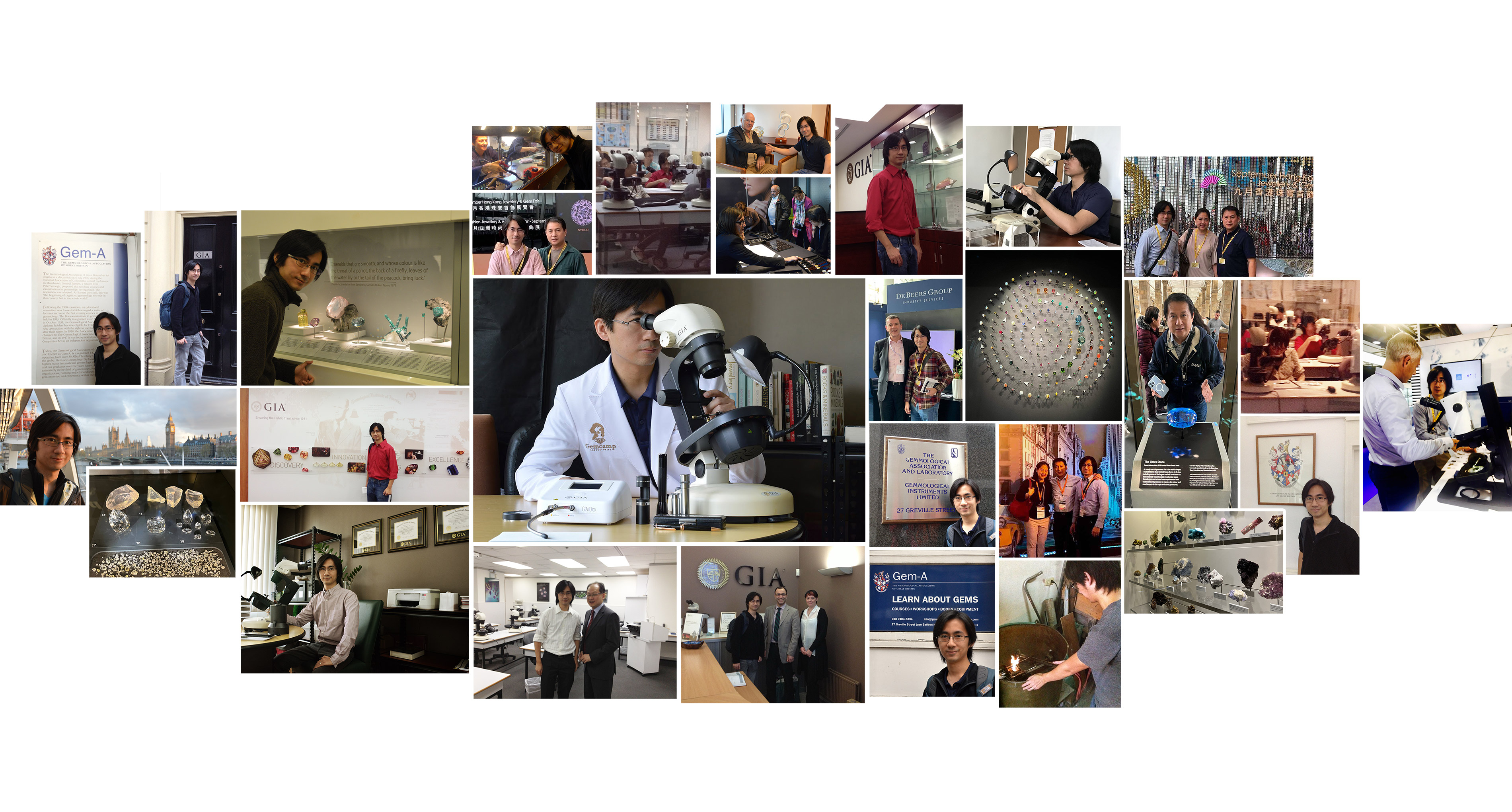 Gemcamp Laboratory Director Collage of Pictures