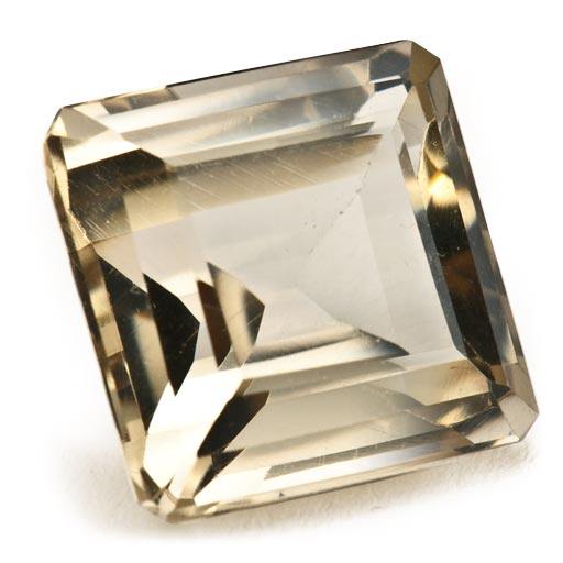 Step-cut, square shaped gemstone from Gemcamp Philippines' gemologist's testing specimens