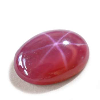 faceted pear-cut ruby specimen