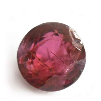 a low quality ruby specimen prior to heat treatment